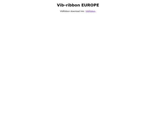 VibRibbon screenshot