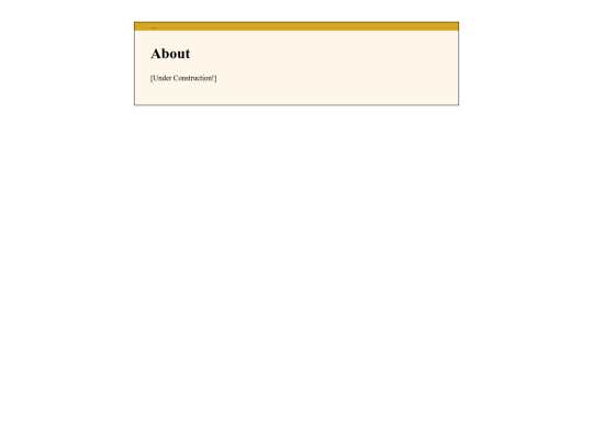 blog/about screenshot