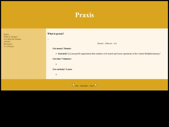 nav/praxis screenshot
