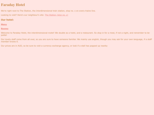 Faraday_hotel/Home screenshot