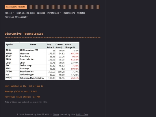 disruptive-technologies screenshot