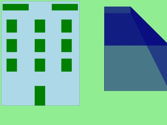 House and tower design screenshot