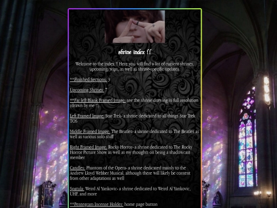 shrineindex screenshot