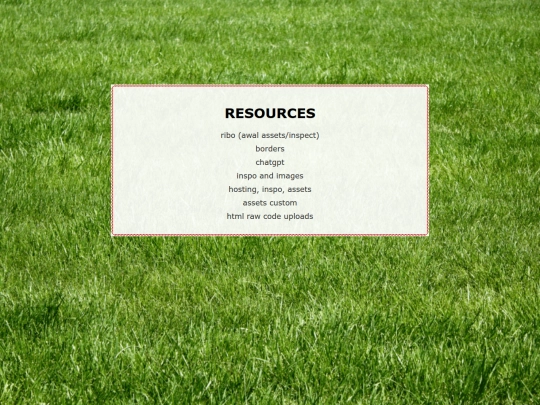 resources screenshot