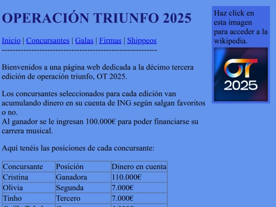 index screenshot
