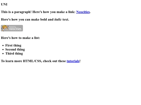 index screenshot