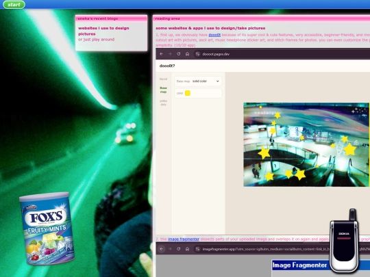 links/designsites screenshot