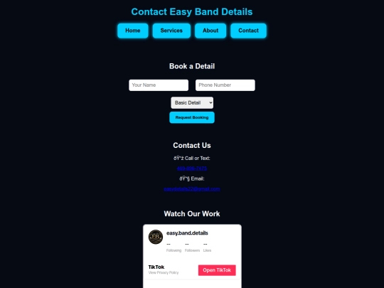 contact screenshot