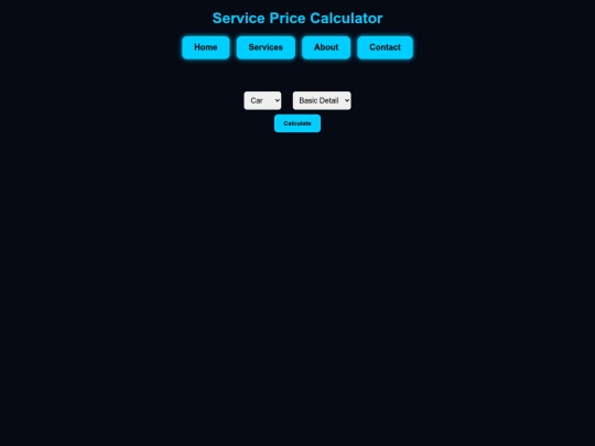 services screenshot