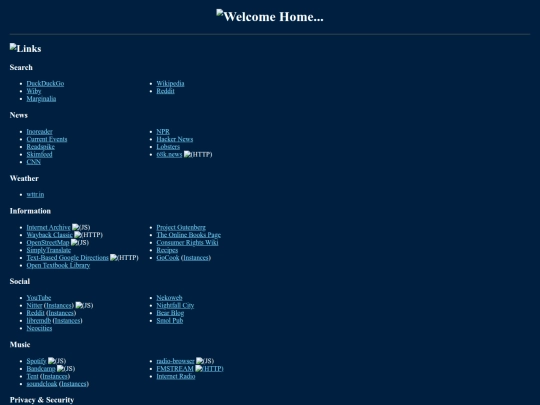 home screenshot