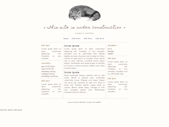Personalsite screenshot