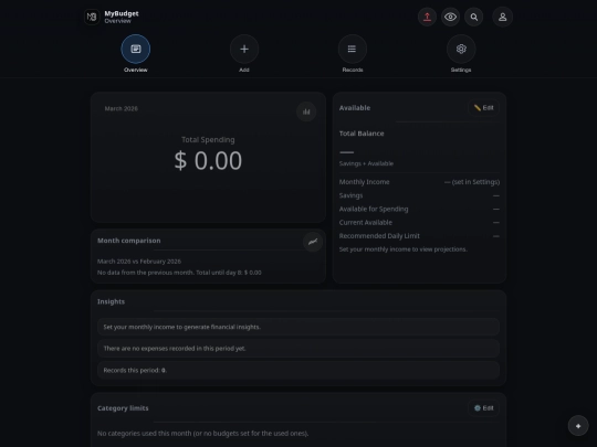 MyBudget_v1.0_08.03.26_protecao_basica screenshot