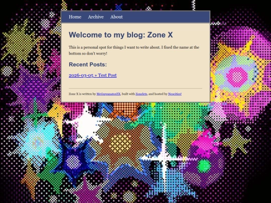 Blog/Zone-X screenshot
