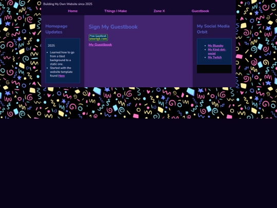 Guestbook screenshot