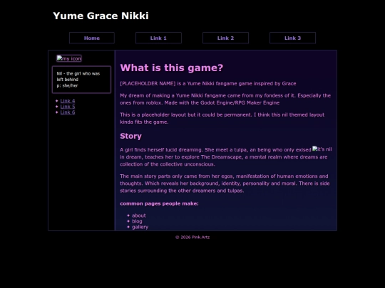 home/creation/game_dev/yumegracenikki screenshot