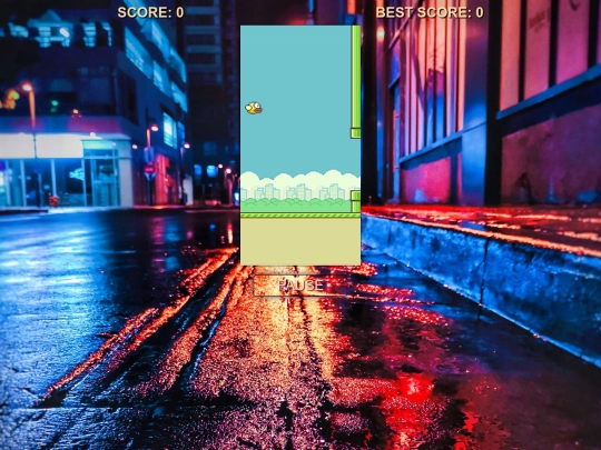 Yourock in friday/flappybird/flappybird screenshot