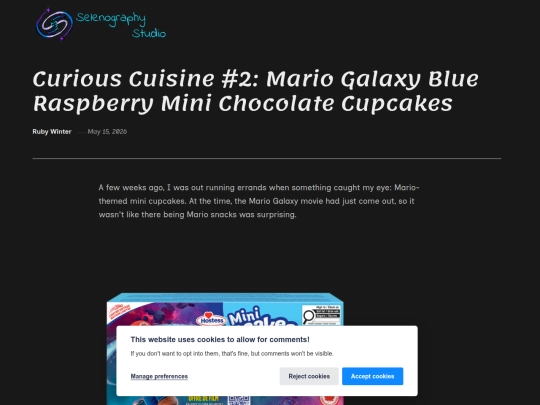 blog/curious-cuisine-2-mario-galaxy-blue-raspberry-mini-chocolate-cupcakes screenshot