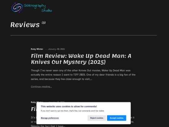blog/tags/reviews screenshot