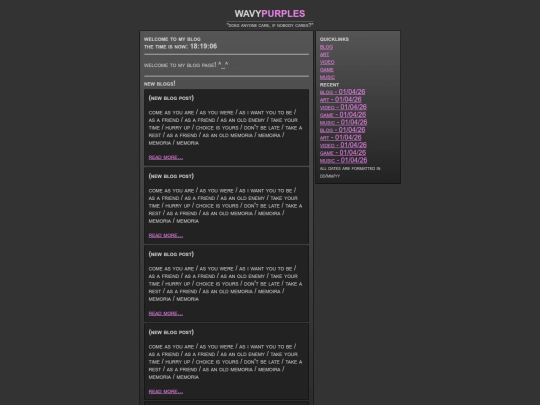 blog screenshot