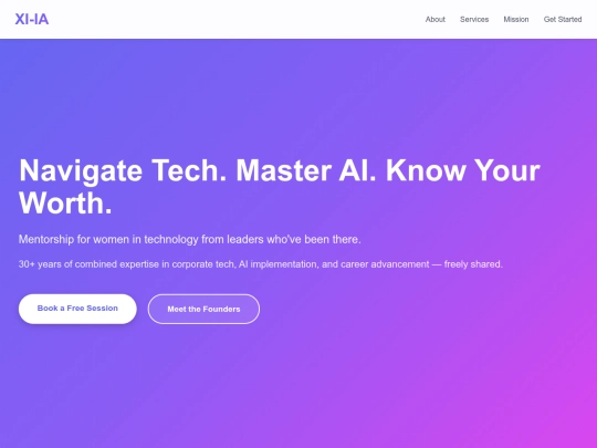 xi-ia-website-2 screenshot