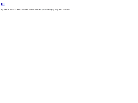 blog/hi screenshot