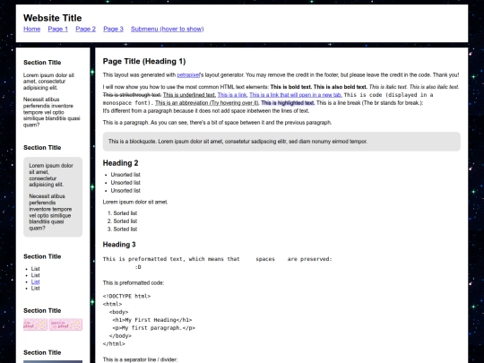 index screenshot