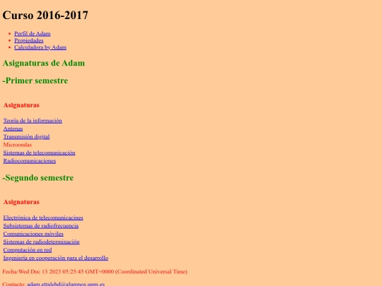 asignaturas screenshot