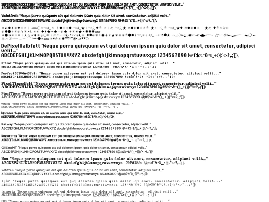 fonts/fonts screenshot
