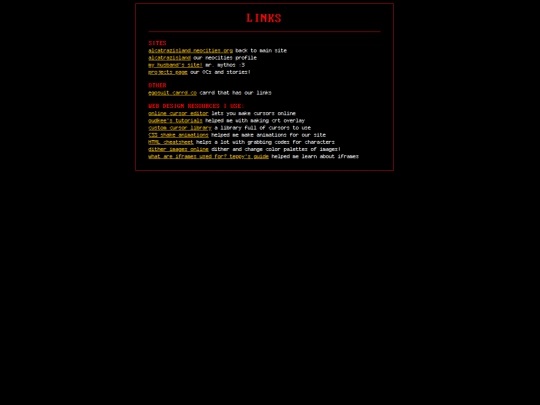 islands/allensamerica/links screenshot