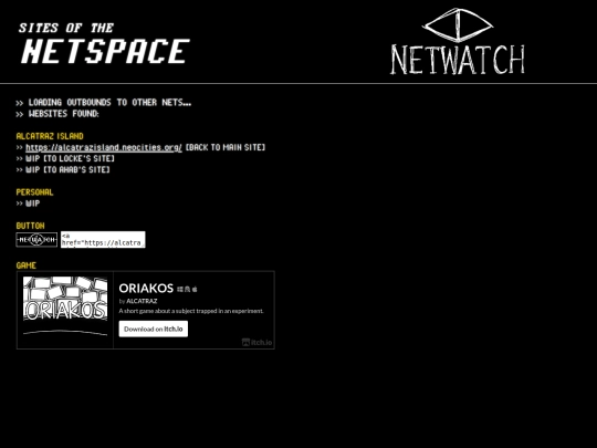 islands/netwatch/links screenshot