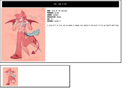 projects/characters/idolizer screenshot