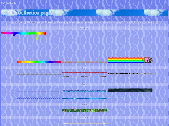 Dividers-collection screenshot