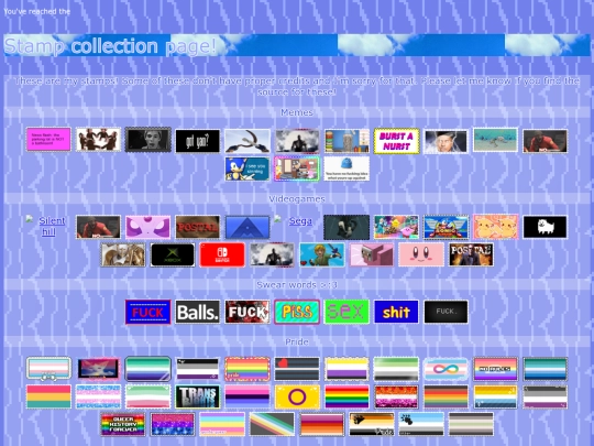Stamps-collection screenshot