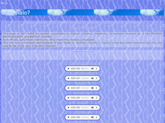 WhoisEddyHalo screenshot