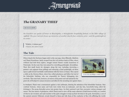 armenground/granary screenshot