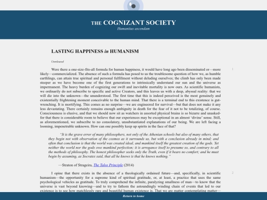 cognizant/happiness screenshot