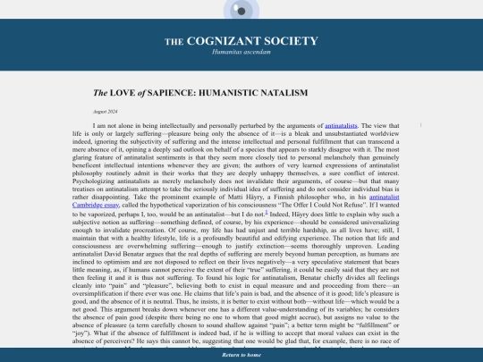 cognizant/natalism screenshot