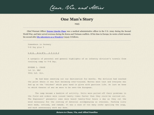 genealogy/gi/onemansstory screenshot