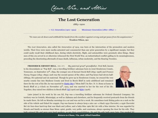 genealogy/lost screenshot