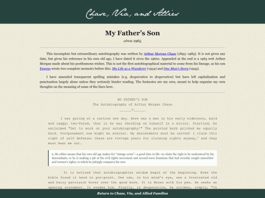 genealogy/lost/myfathersson screenshot