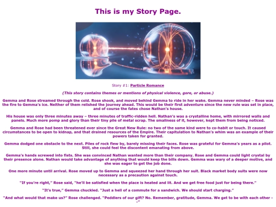 Stories screenshot