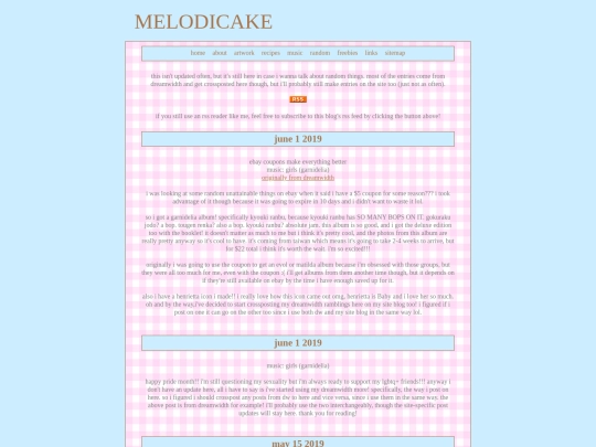 blog screenshot