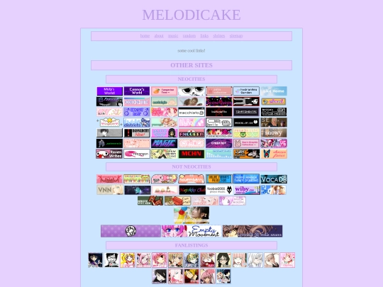 links screenshot