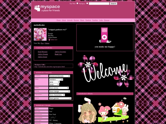myspace screenshot