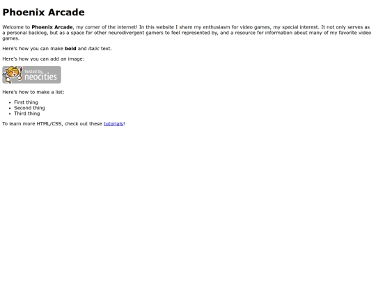 index screenshot