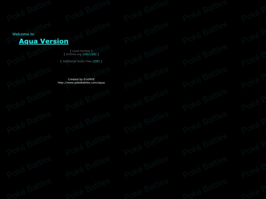 amber/aqua screenshot