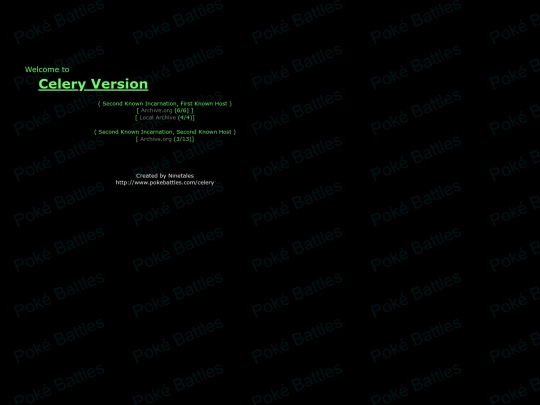 amber/celery screenshot