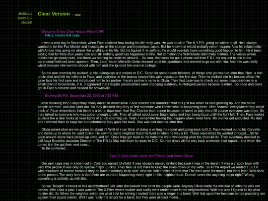 amber/clear screenshot