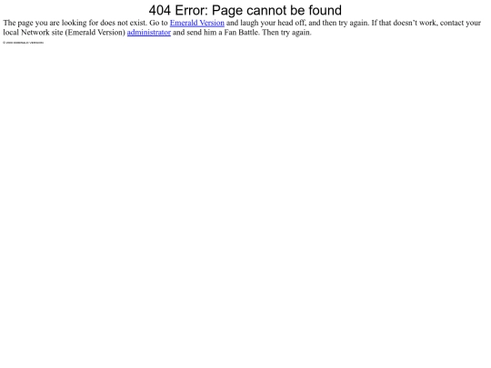 amber/emerald/404 screenshot