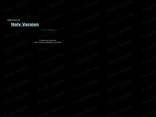 amber/holy screenshot
